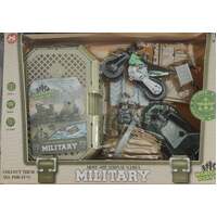 ARMY SITUATIONAL GAMES F3-1 MILITARY LARGE WAR GAME PLAY SET WITH BUNKER AND BOAT