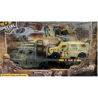 SPECIAL COMBAT TRANSPORTER PLAY SET LARGE WITH APV