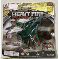 JIN DE LE HEAVY FIRE DIECAST GREEN TOMCAT MILITARY PLANE