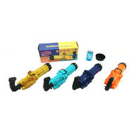 BUBBLE GATLING ELECTRIC BUBBLE GUN 12 HOLE ORANGE