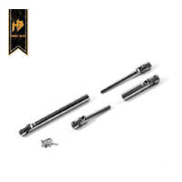 HOBBY PLUS 240074 STEEL U-JOINT DRIVE SHAFT SET FOR CR-18 2 PCS