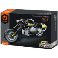 MECHANICAL MASTER 5801 BLACK PULL BACK MOTORCYCLE 183 PIECE STEM BUILDING KIT