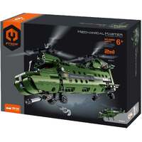 MECHANICAL MASTER 6809 MILITARY TRANSPORTS 2-IN-1 393 PIECE STEM BUILDING BLOCK KIT