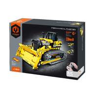 MECHANICAL MASTER 8038 REMOTE CONTROL CBM DOZER 3-IN-1 452 PIECE STEM BUILDING BLOCK KIT