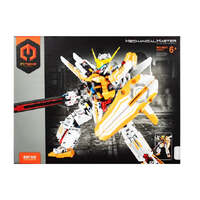 MECHANICAL MASTER 6821 ORANGE MECHA ROBOT 833 PIECE STEM BUILDING BLOCK KIT