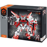 MECHANICAL MASTER 6824 RED MECHA ROBOT 1100 PIECE STEM BUILDING BLOCK KIT