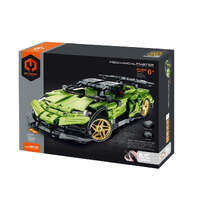 MECHANICAL MASTER 8042 2.4G REMOTE CONTROL AND APP PROGRAMMING GREEN SUPER CAR 429 PIECE STEM BUILDING KIT