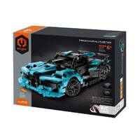 MECHANICAL MASTER 8046 2.4G REMOTE CONTROL AND APP PROGRAMMING BRIGHT BLUE SUPER CAR 439 PIECE STEM BUILDING BLOCK KIT