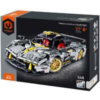 MECHANICAL MASTER 9814 SUPER CAR 1237 PIECE STEM BUILDING BLOCK KIT