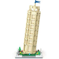 KOCO 02054 WORLD ATTRACTIONS LEANING TOWER OF PISA 548 PIECE BUILDING BLOCK KIT