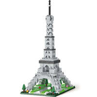 KOCO 02055 WORLD ATTRACTIONS EIFFEL TOWER 538 PIECE BUILDING BLOCK KIT