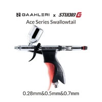 GAAHLERI 42588 ACE SERIES GHAC SWALLOWTAIL AND STUDIO G 0.28 0.5 0.7 TRIGGER GRIP AIRBRUSH KIT