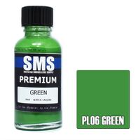 SMS PL06 GREEN PREMIUM ACRYLIC LACQUER GLOSS PAINT 30ML