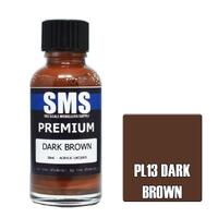 SMS PL13 DARK BROWN PREMIUM ACRYLIC LACQUER GLOSS PAINT 30ML