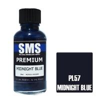 SMS PL57 MIGHTNIGHT BLUE PREMIUM ACRYLIC LACQUER PAINT 30ML