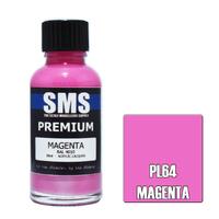 SMS PL64 MAGNETA RAL4010 PREMIUM ACRYLIC LACQUER PAINT 30ML