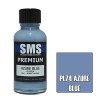 SMS PL74 AZURE BLUE FS35231 PREMIUM ACRYLIC LACQUER PAINT 30ML