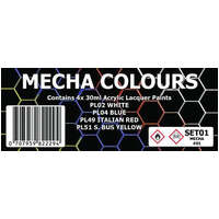 SMS SET01 MECHA COLOUR SET 4x30ML