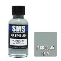 SMS PL86 OCEAN GREY FS36152 PREMIUM ACRYLIC LACQUER FLAT PAINT 30ML