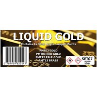 SMS SET07 LIQUID GOLD COLOUR SET 4x30ML