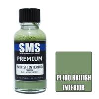 SMS PL100 BRITISH INTERIOR FS34226 PREMIUM ACRYLIC LACQUER PAINT 30ML