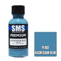 SMS PL102 AGGRESSOR BLUE FS35109 PREMIUM ACRYLIC LACQUER PAINT 30ML