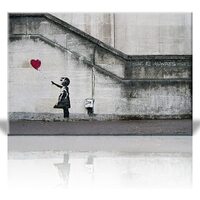 URBAN ART - BANKSY'S GRAFFITI - GIRL WITH A BALLOON (THERE IS ALWAYS HOPE) 1000PC JIGSAW PUZZLE