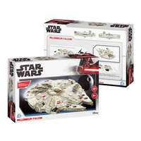 4D PUZZLE STAR WARS MILLENNIUM FALCON 216 PIECE 3D PAPER MODEL KIT