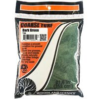 WOODLAND SCENICS T65 COARSE TURF DARK GREEN BAG