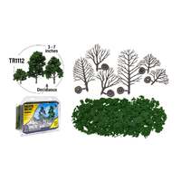 WOODLAND SCENICS TR1112 REALISTIC TREE KIT 6 DECIDUOUS 7.62CM - 17.7CM