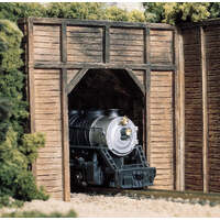 WOODLAND SCENICS C1154 TIMBER SINGLE TRACK TUNNEL PORTAL N SCALE MODEL TRAIN SCENICS