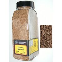 WOODLAND SCENICS B1386 COARSE BALLAST BROWN 945CC SHAKER