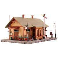 WOODLAND SCENICS PF5187 WOODLAND STATION KIT 1/87