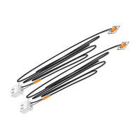 WOODLAND SCENICS JP5736  JUST PLUG LED STICK-ON LIGHTS IN ORANGE 2 PACK 30MA