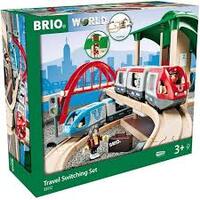 BRIO WORLD 33512 TRAVEL SWITCHING 42 PIECE PLAYSET