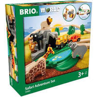 BRIO WORLD 33960 SAFARI ADVENTURE SET 26 PIECE PLAYSET