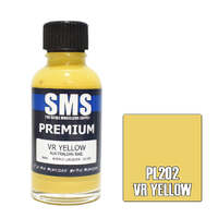 SMS PAINTS PL202 VR YELLOW PREMIUM ACRYLIC LACQUER 30ML