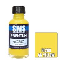 SMS PAINTS PL208 AN YELLOW PREMIUM ACRYLIC LACQUER