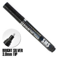 SMS MRK03 HYPERCHROME MARKER BRIGHT SILVER 3.0MM DETAILING PAINT MARKER