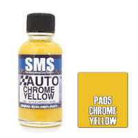 SMS PA05 AUTO COLOUR CHROME YELLOW ACRYLIC PAINT 30ML