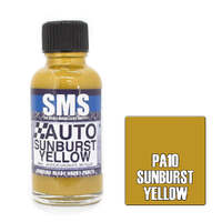 SMS PA10 AUTO COLOUR SUNBURST YELLOW ACRYLIC PAINT 30ML