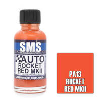 SMS PA13 AUTO COLOUR ROCKET RED MKII ACRYLIC PAINT 30ML