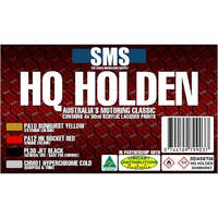 SMS DDASET06 HQ HOLDEN COLOUR SET 6 SUNBURST ACRYLIC PAINT SET OF 4