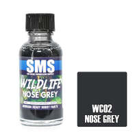 SMS WC02 NOSE GREY WILDLIFE ACRYLIC LACQUER GLOSS PAINT 30ML