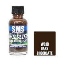 SMS WC10 DARK CHOCOLATE WILDLIFE ACRYLIC LACQUER GLOSS PAINT 30ML