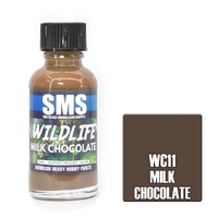 SMS WC11 MILK CHOCOLATE WILDLIFE ACRYLIC LACQUER GLOSS PAINT 30ML