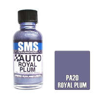 SMS PAINTS PA20 AUTO COLOUR ROYAL PLUM ACRYLIC LAQUER PAINT 30ML