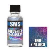 SMS PAINTS HS01 HOLOSHIFT STAR BURST BLUE PURPLE WITH HOLLOGRAPHIC EFFECT 30ML ACRYLIC LACQUER PAINT