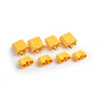 TORNADO RC TRC-0105B XT90 PLUGS MALE AND FEMALE 2 PAIRS