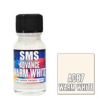 SMS AC07 ADVANCE ACRYLIC LAQUER PAINT WARM WHITE GLOSS 10ML